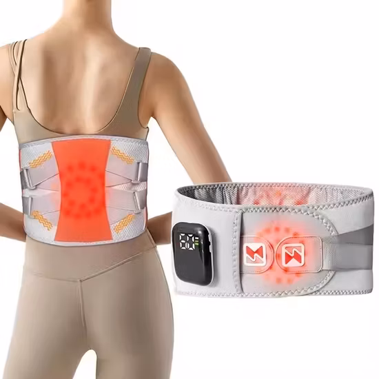 Magnet Waist Back Heating Massage Belt with Nature Herb
